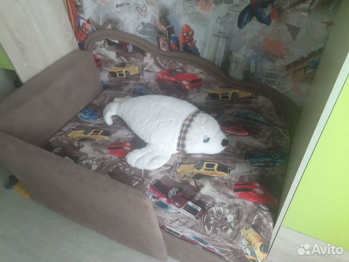 Детская кровать диван с мягкими бортиками бу