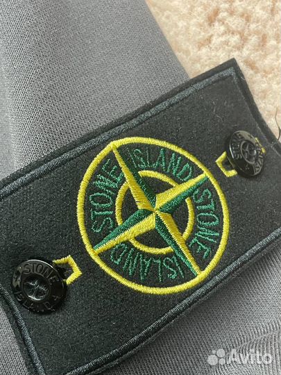 Зип-худи Stone Island Серый цвет