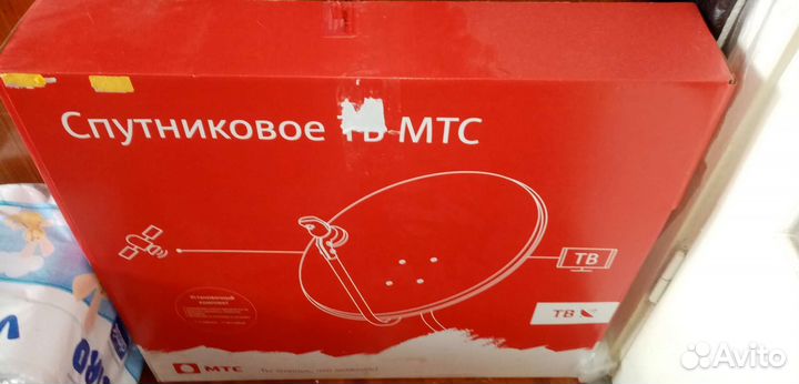 Спутниковая тарелка МТС с приставкой