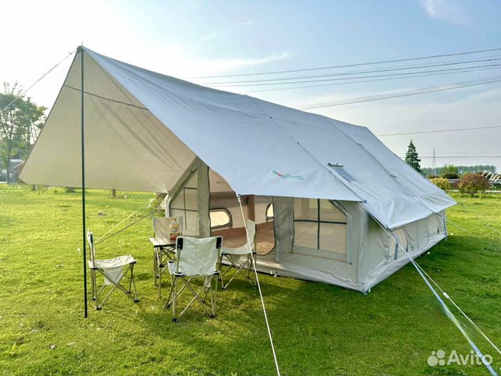 Надувной дом 8-10 местный с тентом от MirCamping