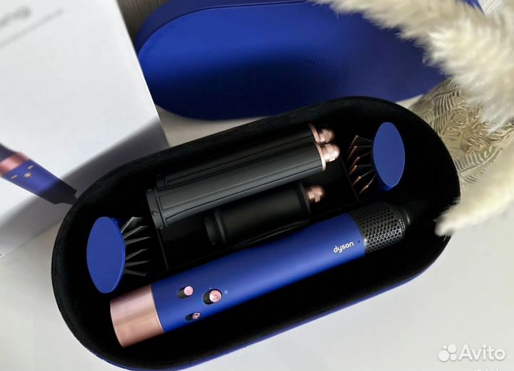 Стайлер dyson airwrap complete long vinca blue