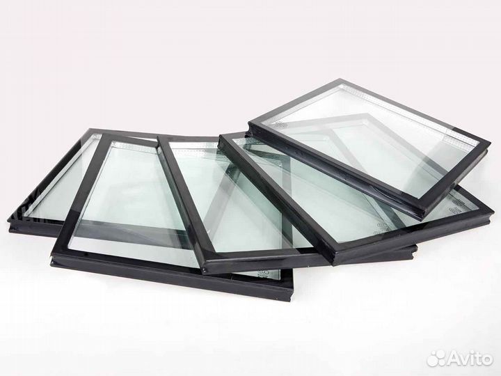 Ремонт окон, стеклопакет триплекс RAL3371