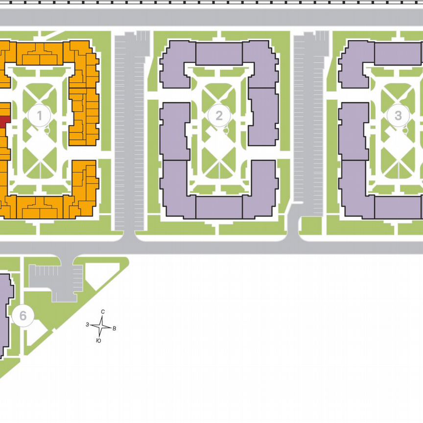 1-к. квартира, 40 м², 3/4 эт.