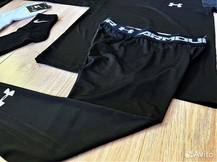 Рашгард Under Armour Black - 5/1, 2/251