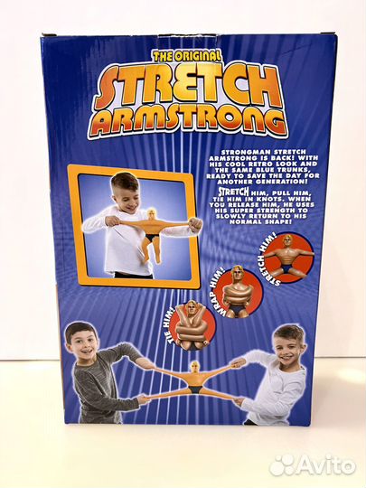 Большая Тянущаяся фигурка Стретч Армстронг