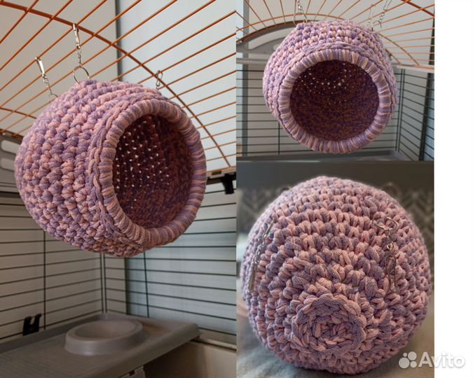 Домик (гнездо) для грызунов, тоннель, гамак