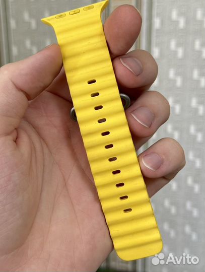 Ремешок Apple Watch Ultra Yellow Ocean Band