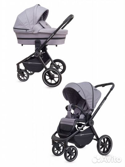 Коляска детская 2в1 Rant flex grand, Mercury Grey