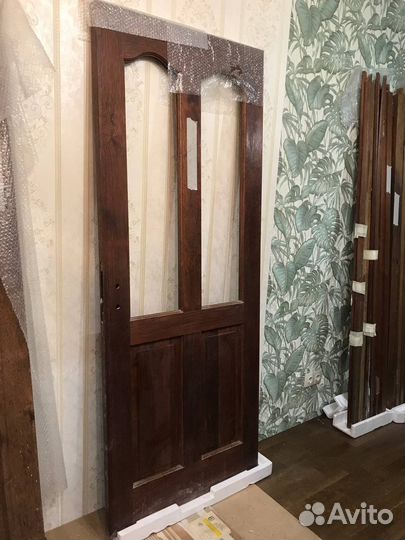 Три межкомнатные двери из железного дерева