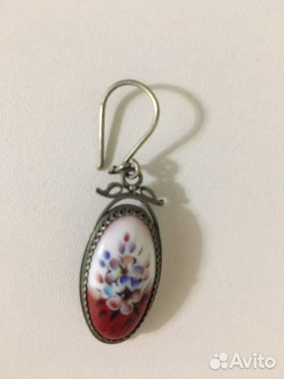Серьги кольцо СССР