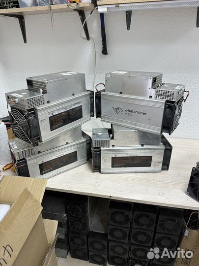 Майнинг Whatsminer m30s+ m30s++ Antminer s19 L7