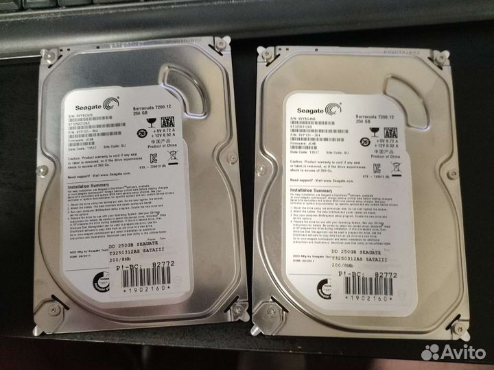Жесткий диск HDD Seagate 250 Gb