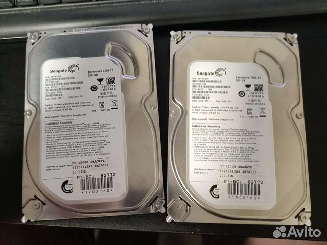 Жесткий диск HDD Seagate 250 Gb