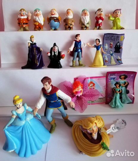 Киндер принцессы Диснея Барби Винкс Феи Русалки