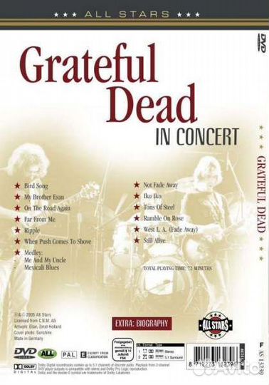 Grateful Dead - Bird Song: In Concert (1 DVD)