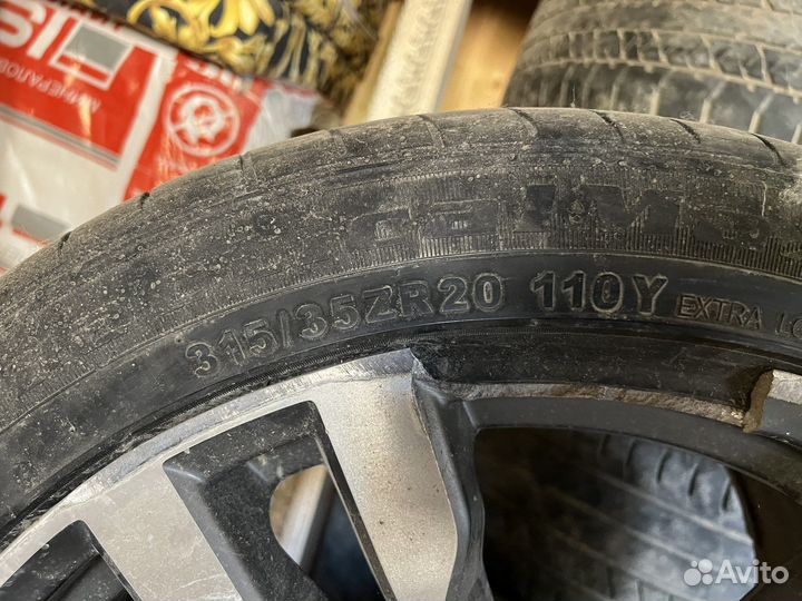 Колесо на bmw x6 m r20