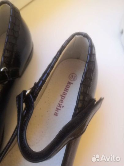 Туфли для девочки 33 размер
