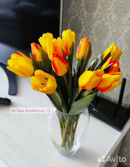 Тюльпаны ручной работы