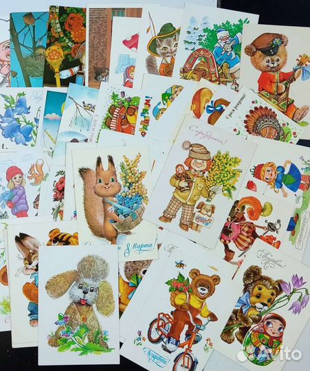 Открытки СССР 80-88г хорошее состояние