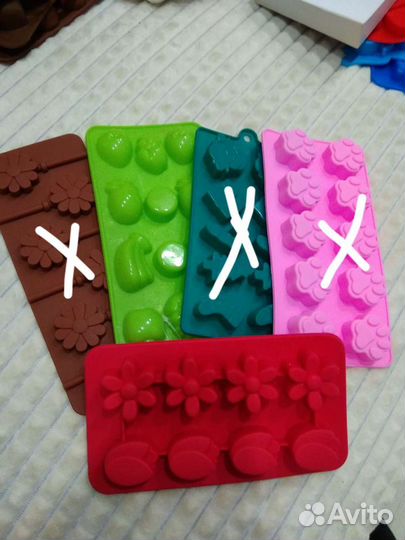 Формы силиконовые, пластиковые, новые
