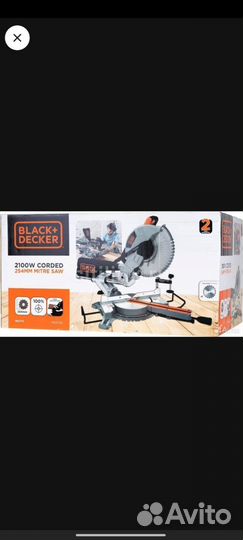 Торцовочная пила 2100W Black&Decker BES 710