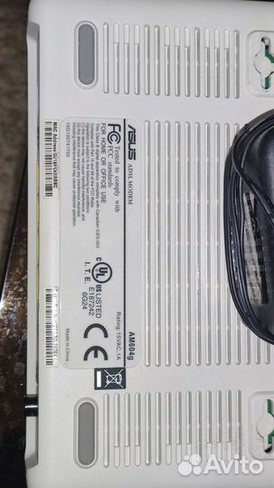 Wifi роутер asus am604g