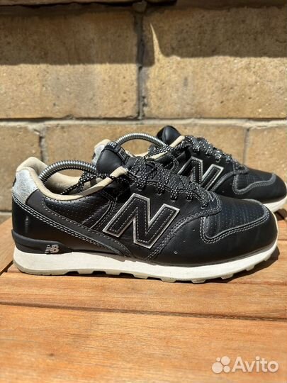 Кроссовки New Balance 996 Black Silver кожа