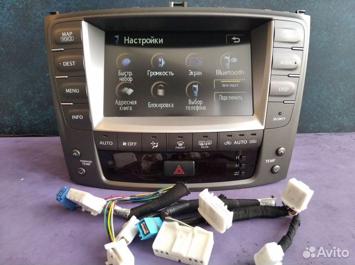 Монитор lexus is250 350 дисплей до рест русский яз