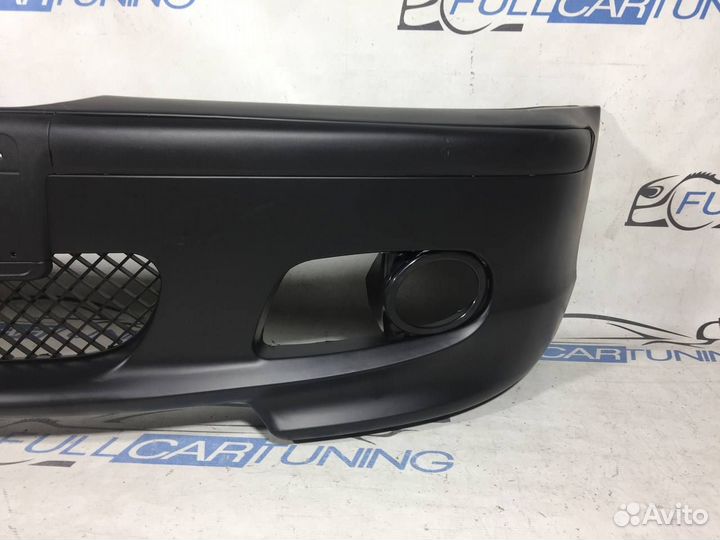 Передний бампер BMW E46, М пакет в сборе