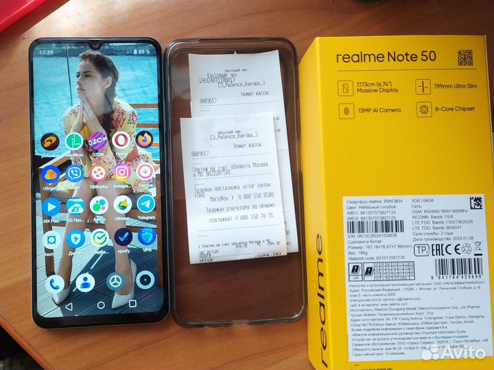 realme Note 50, 3/64 ГБ