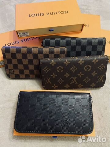 Мужское портмоне louis Vuitton канва