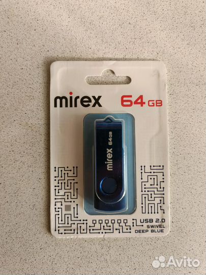 USB флешка mirex на 64 GB новая