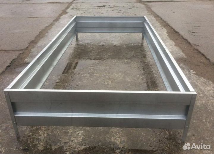 Грядка цветная 1м х 4м х 32см