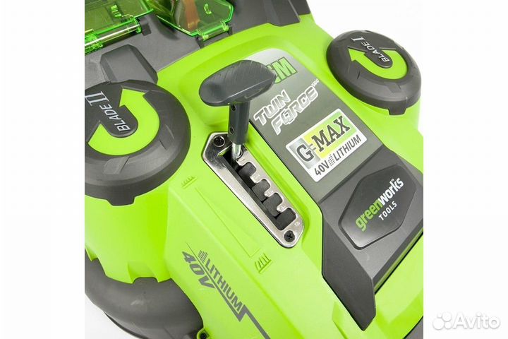 Аккумуляторная газонокосилка Greenworks G40LM49DB