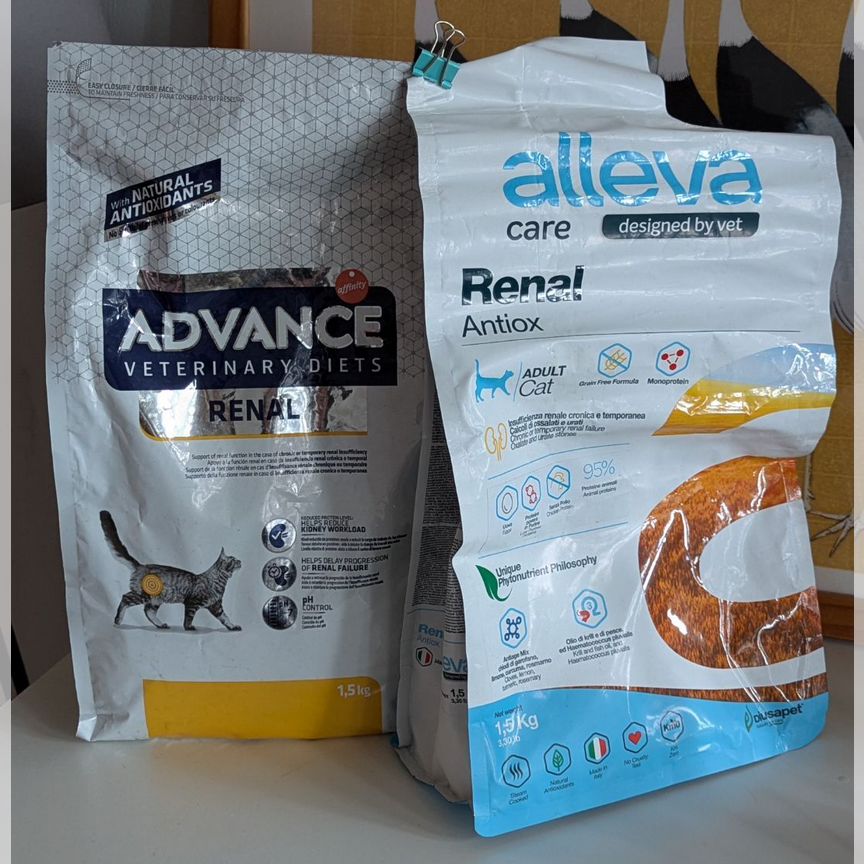 Корм для кошек Alleva, Advance renal