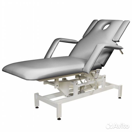 Кушетка массажная мд-850, серебристая