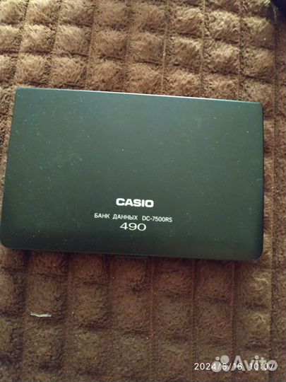 Органайзер Банк данных DC-7500RS casio 490