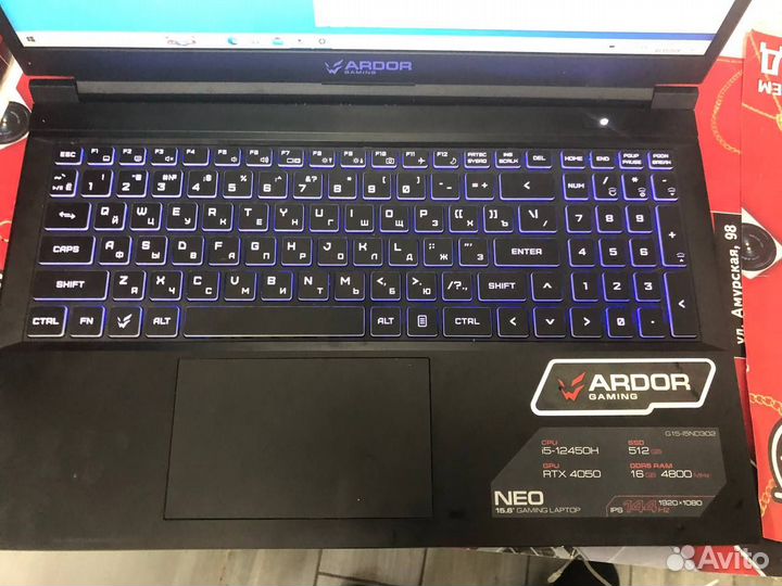 Ноутбук ardor gaming neo