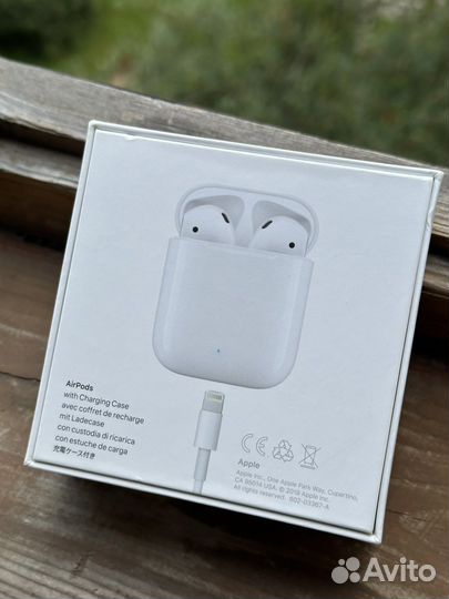 Коробка от нацшников Airpods
