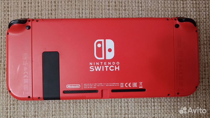 Прошитая Nintendo switch mario red & blue edition