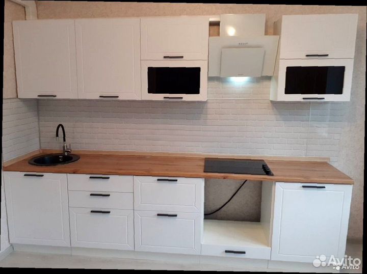Кухня белая модульная новая