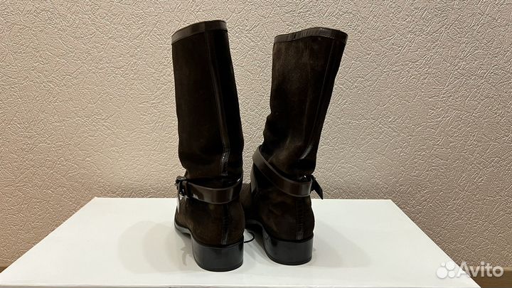 Сапоги замшевые tods, 37,5 размер