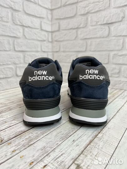 Кроссовки New Balance 574 темно-синие