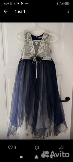 Платье для девочки 134 140