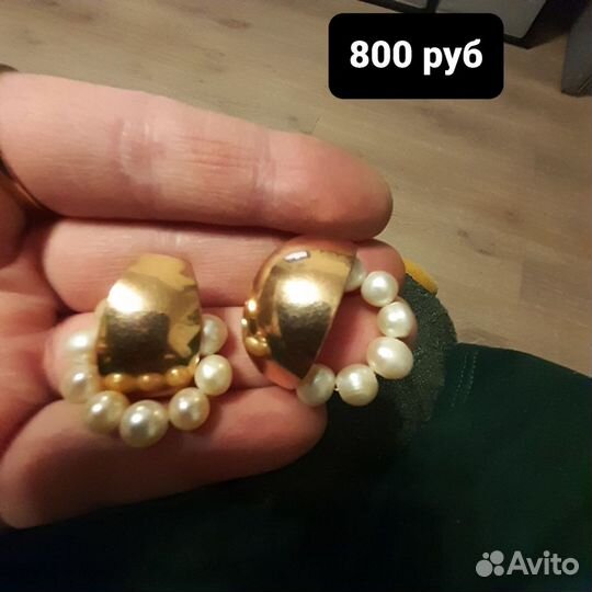 Серьги серебро