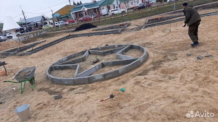 Благоустройство укладка брусчатки