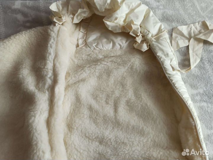 Одеяло-конверт на выписку, зимнее