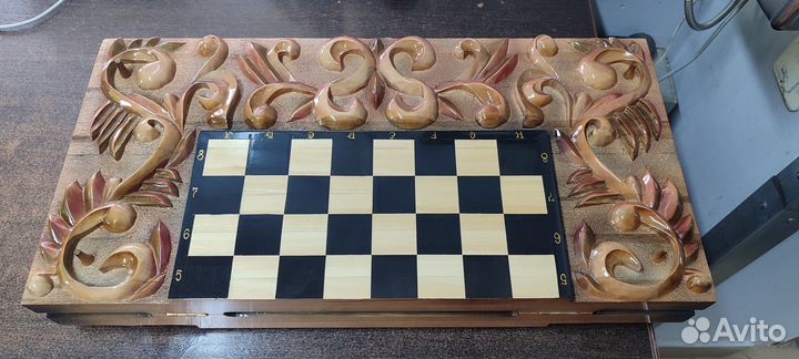 Нарды, шахматы ручной работы