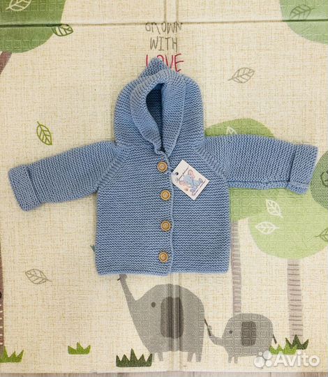 Кофта вязаная ручья работа