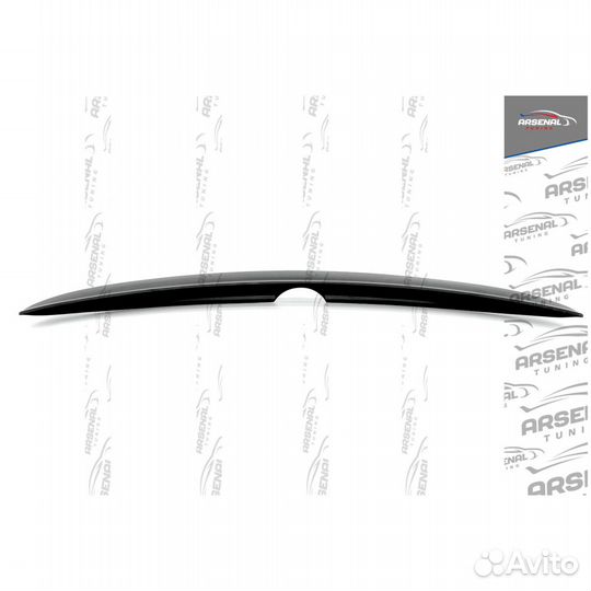 Лип спойлер для Mazda 3 BM SD 2013-2017 (дорест)